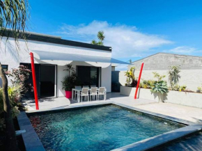 Villa Bois de couleur Piscine et Toit Terrasse